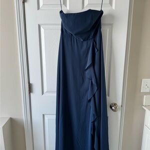Birdy Grey Strapless Navy Dress